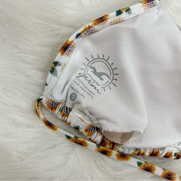 Hollister Sunflower Print Bikini Top - Small - Picture 3 of 4